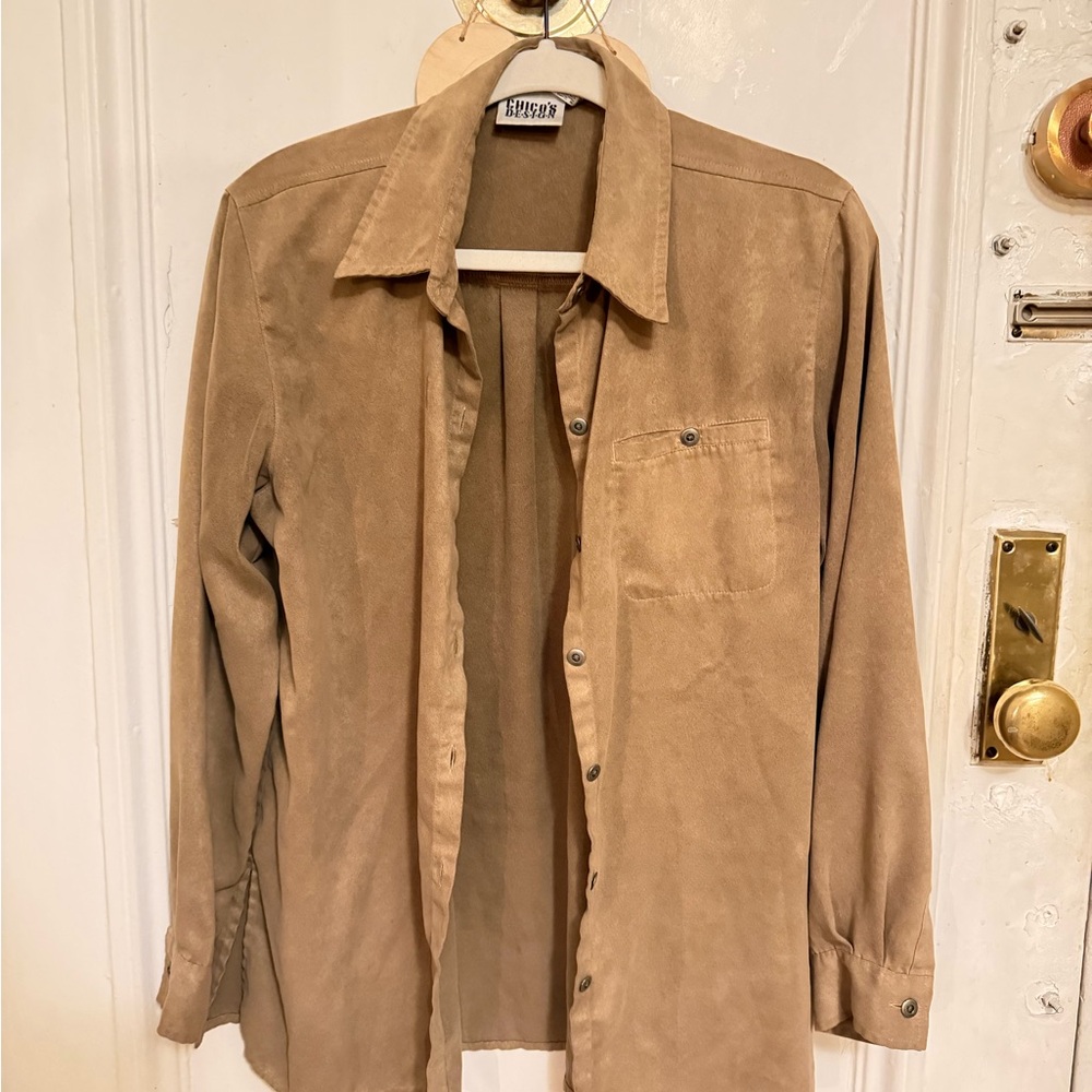 Chico's Light Brown Shirt Button Down